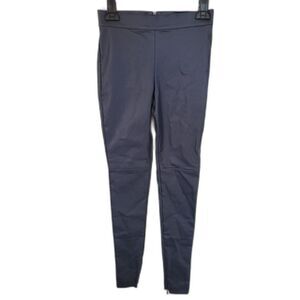 Daniela Corte Wax Coated Vegan Leather Skinny Pants